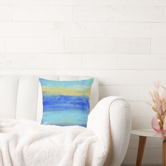 Relaxing Beach Aqua Turquiose Nautical  Kissen (Liege)