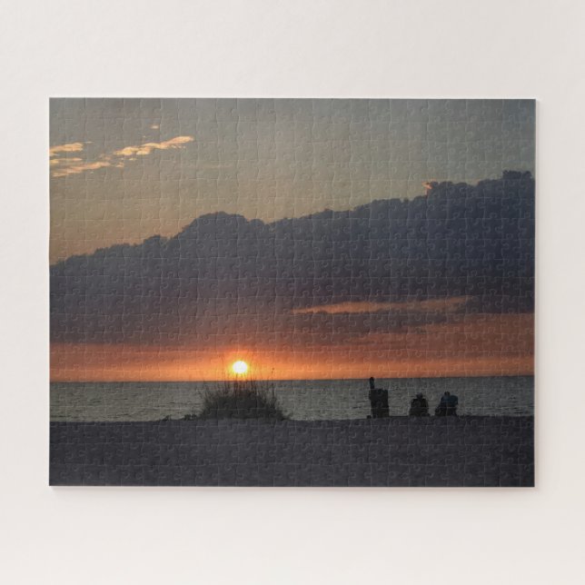 Relaxing Beach Sunset - 16 x20 - 520 pcs Puzzle (Horizontal)