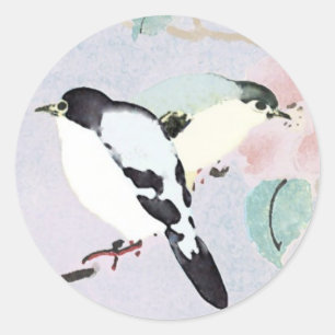 Relaxing Brids ~ 20 Stickers Asiatisch Japanisch