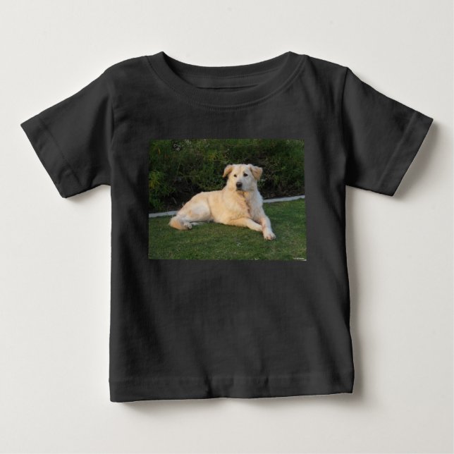 Relaxing Dog Baby T-shirt (Vorderseite)