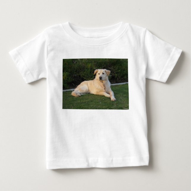 Relaxing Dog Baby T-shirt (Vorderseite)