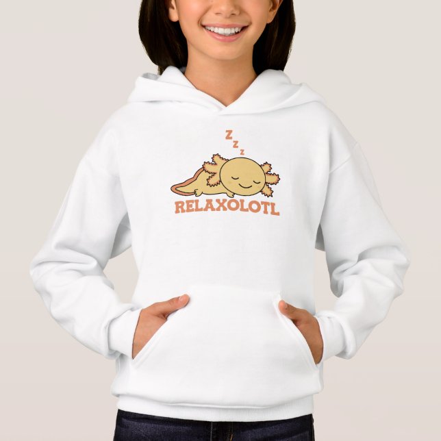 Relaxo Axolotl Lovers, Niedlicher Tiere Relax Hote Hoodie (Vorderseite)