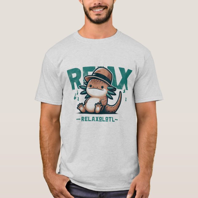 Relaxolotl T-Shirt (Vorderseite)