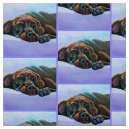 Relaxter Schokolade Labrador Retriever Dog Fabric Stoff