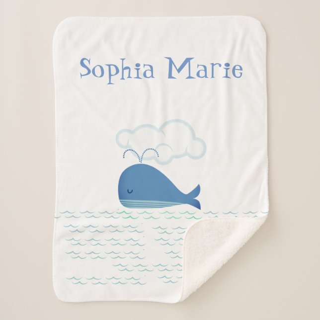 Relaxter Wal Sherpadecke (Vorderseite)