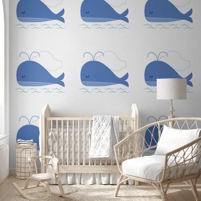 Relaxtes Whale Wallpaper Tapete (Kinder)
