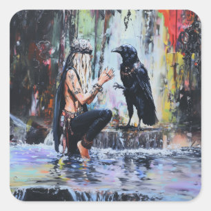 Relay Quadratischer Aufkleber