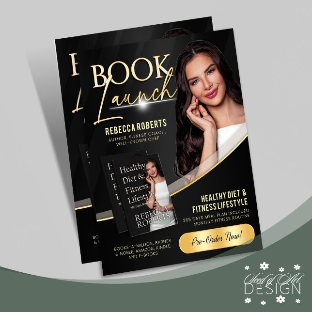 Release Author Ad Flyer für das Black & Gold Book (Von Creator hochgeladen)