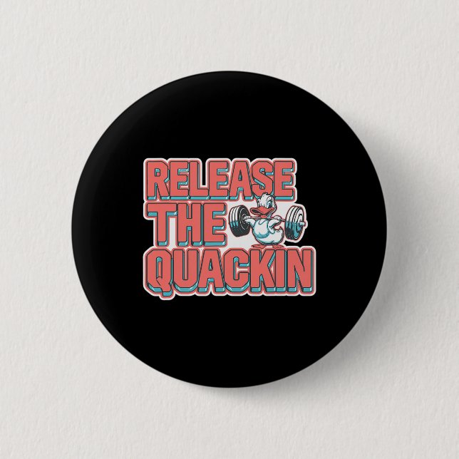 Release der Quackin-Gym-Bodybuilding — 1 Button (Vorderseite)