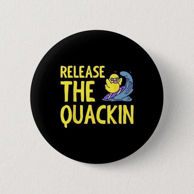 Release der Quackin Gym Bodybuilding — Button (Vorderseite)
