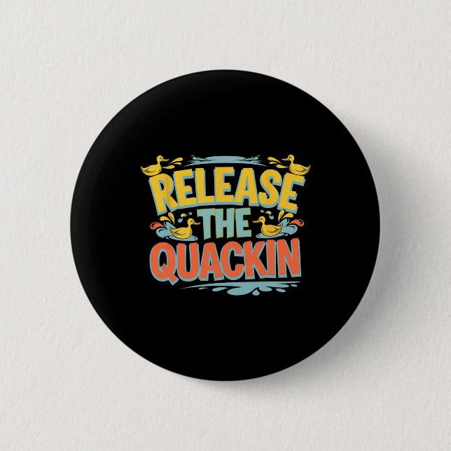 Release der Quackin Gym Bodybuilding — Button (Vorderseite)