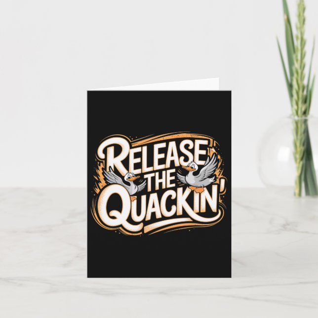 Release der Quackin Gym Bodybuilding — Karte (Vorderseite)