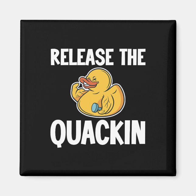 Release der Quackin Gym Bodybuilding — Magnet (Vorne)