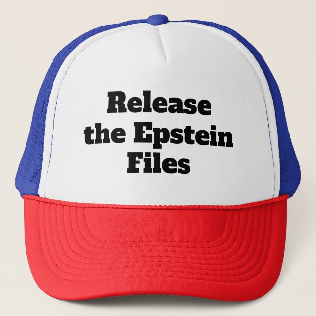 Release the Epstein Files Truckerkappe (Vorderseite)