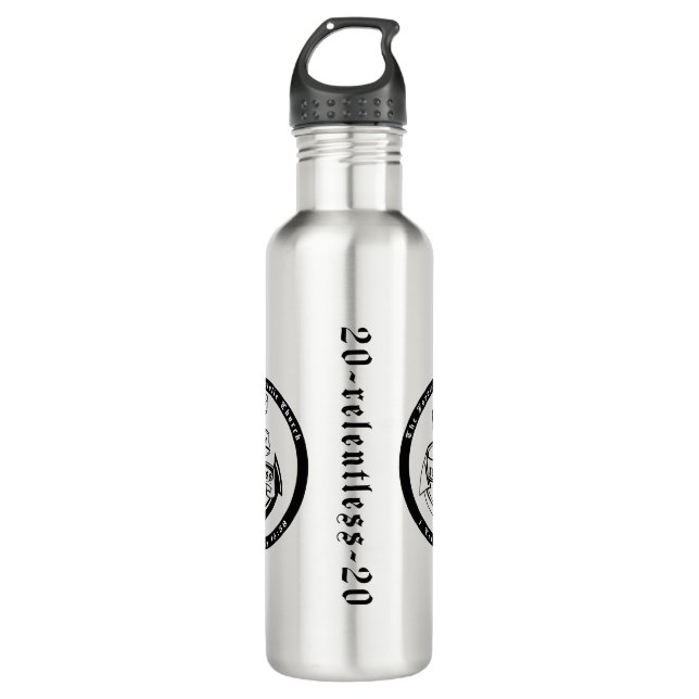 RELENTLESS 2020 Edelstahlflasche 24oz (Vorderseite)