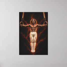 Relentless Balance – Iron Cross Power Canvas Print Leinwanddruck