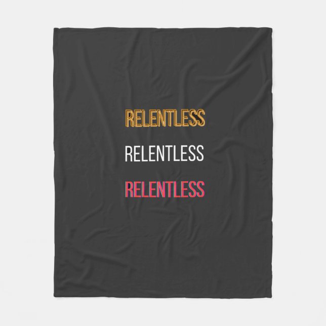 RelentlessT-Shirt Fleecedecke (Vorderseite)