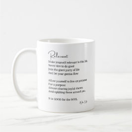 Relevant gut für das Soul Poem Kaffee Tee Tasse