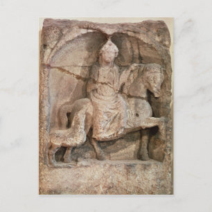 Relief für Epona, gaulische Göttin Postkarte