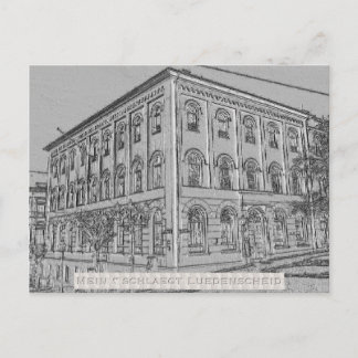 Reliefkarte "Altes Rathaus" von Lüdenscheid Postkarte