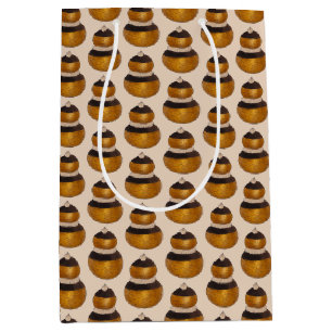 Religieuse Französischer Choux-Gebäck Cremepuff-De Mittlere Geschenktüte