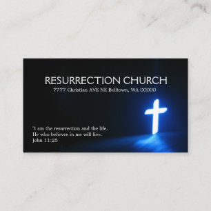 Religion Christentum Geschäft  Visitenkarte