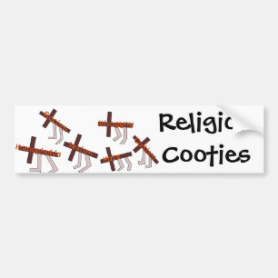 Religion Cooties Autoaufkleber