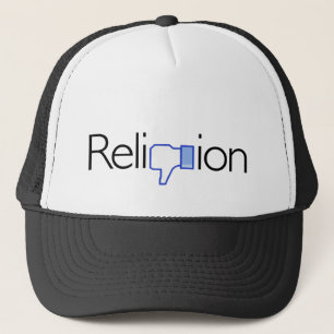 Religion? Daumen unten! Truckerkappe