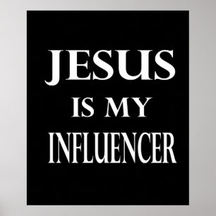 Religion - Jesus ist mein Influencer Poster