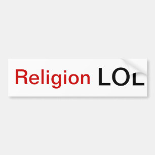 Religion LOL Autoaufkleber