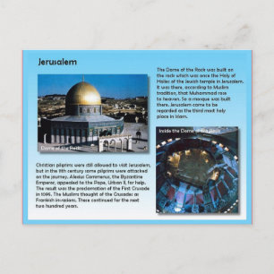 Religion, Pilger nach Jerusalem Postkarte