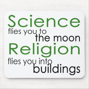 Religion und Wissenschaftsatheist Mousepad