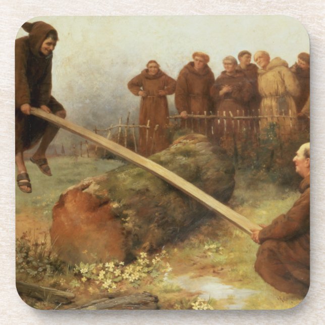 Religion war nie entworfen, um unser Vergnügen L Untersetzer (Vorderseite)