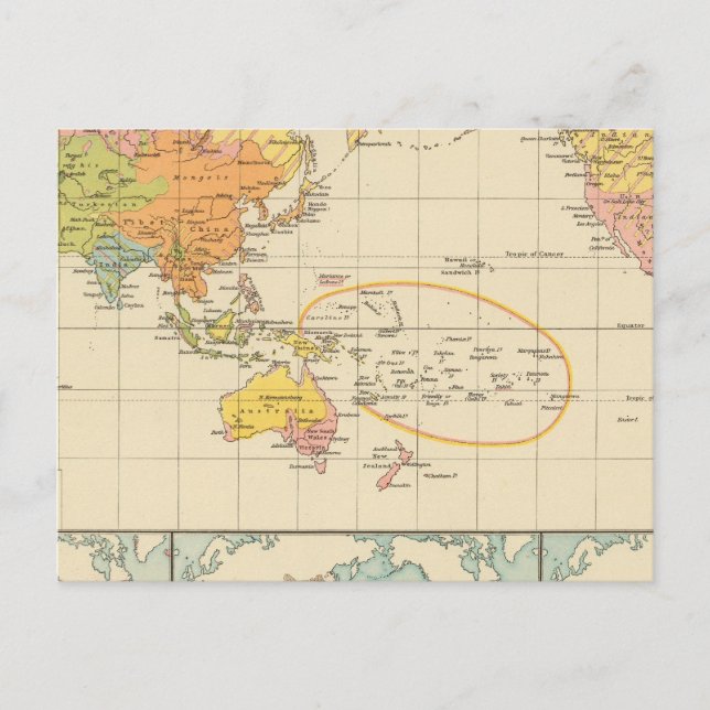 Religionen Postkarte (Vorderseite)