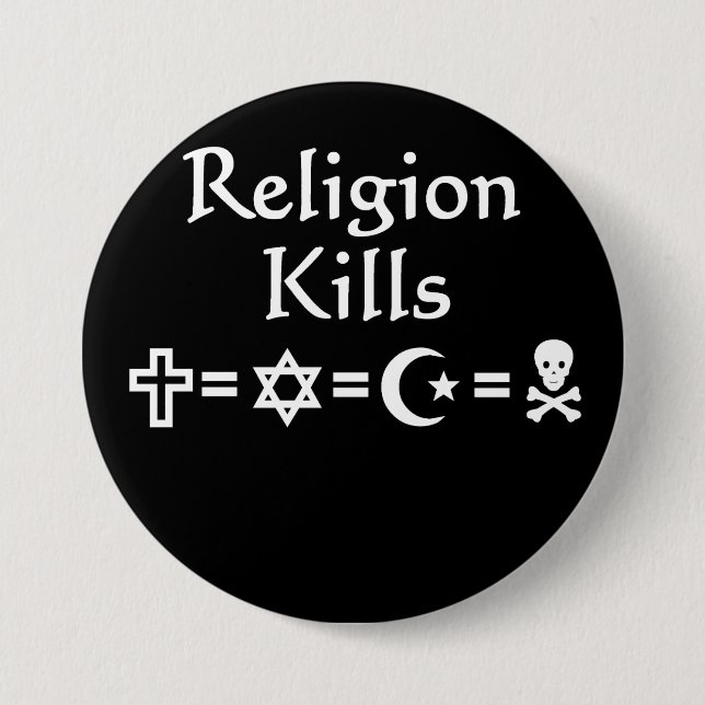 Religions-Tötungen Button (Vorderseite)