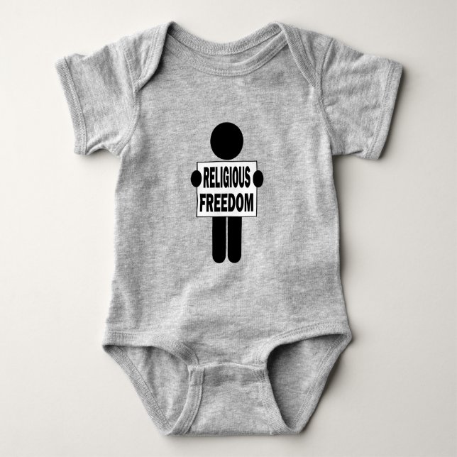 Religionsfreiheit Baby Strampler (Vorderseite)
