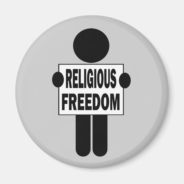 Religionsfreiheit Magnet (Vorne)