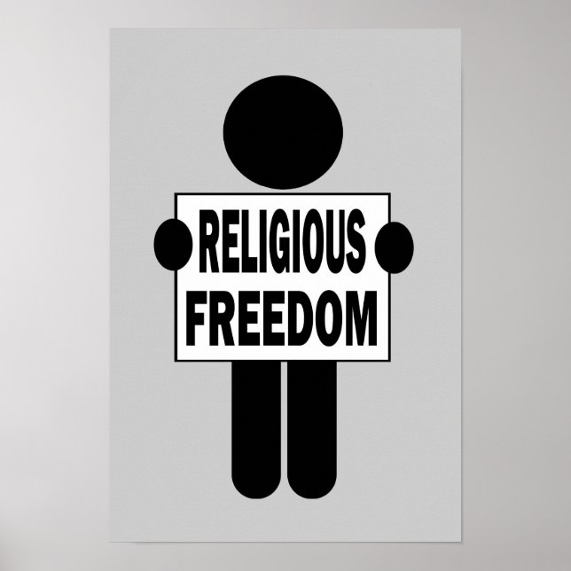 Religionsfreiheit Poster (Vorne)