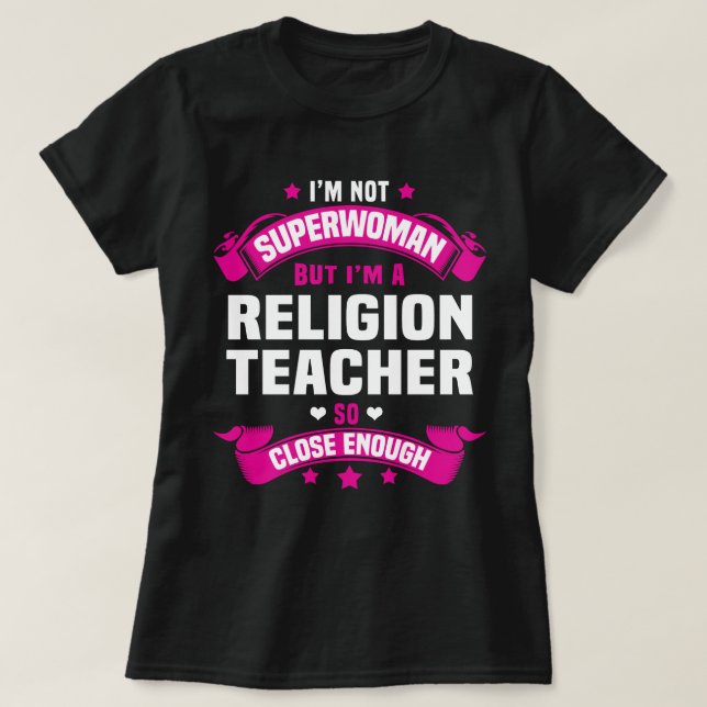 Religionslehrer T-Shirt (Design vorne)