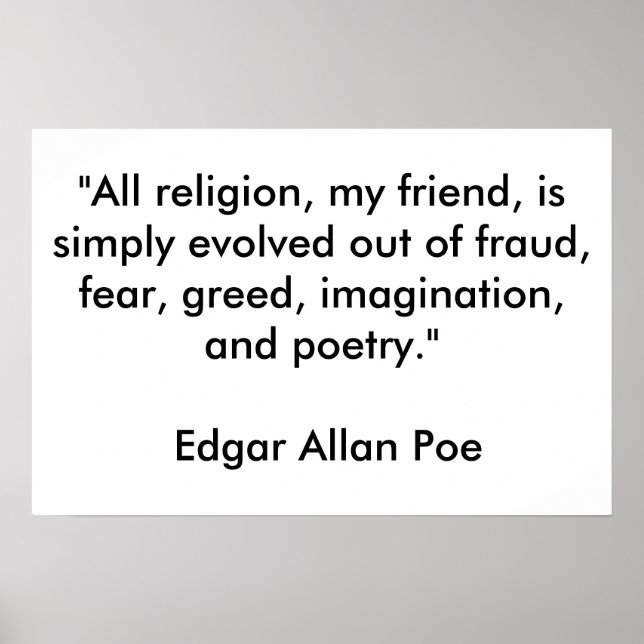 Religionssaatgut Poster (Vorne)