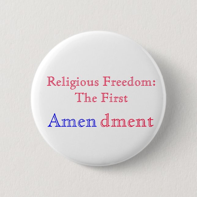 Religiös amen button (Vorderseite)
