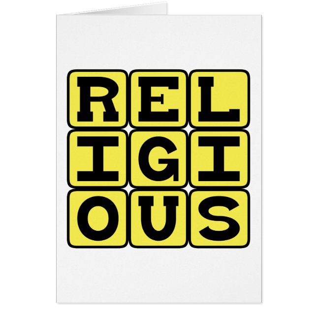 Religiös, hingebungsvoller Glaube (Vorne)