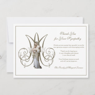 Religiös-katholische gesegnete Jungfrau Mary Beile Dankeskarte