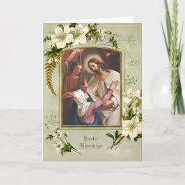 Religiös-katholisches Oster Jesus Auferstehung Mar Feiertagskarte