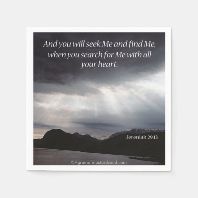 religiös serviette (Vorderseite)