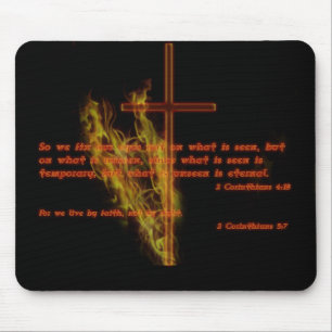 Religiöse Art-Schwarz-Mausunterlage Mousepad