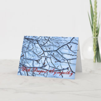 Religiöse Beileids-Karte Karte