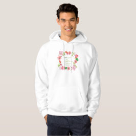 Religiöse Blume zum 35. Hochzeitstag Hoodie