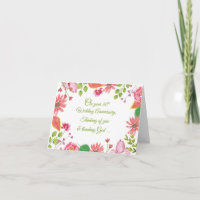 Religiöse Blume zum 80. Hochzeitstag