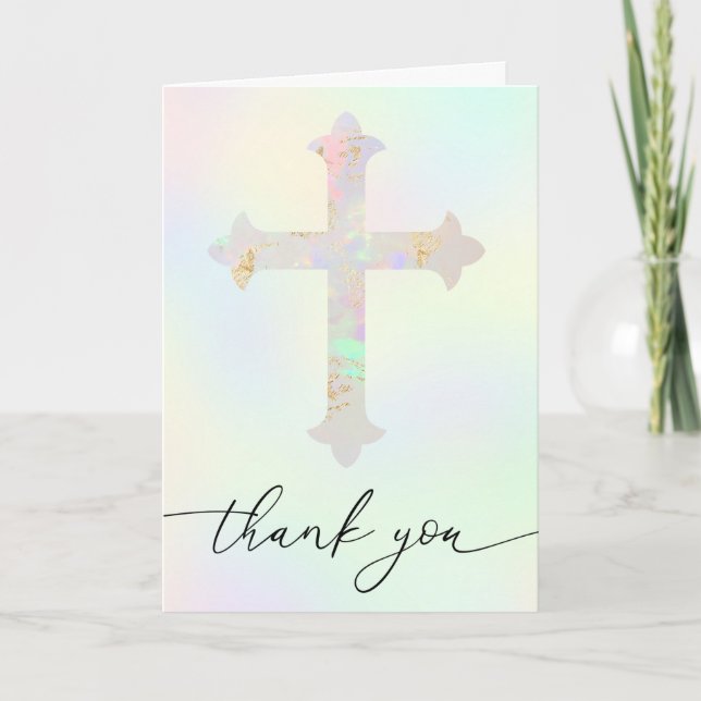 religiöse christliche Dankeskarten Dankeskarte (Vorderseite)